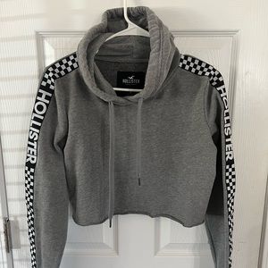 Hollister crop hoodie